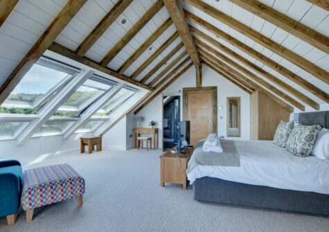 Bedroom #1 at Seaglass, Watermouth