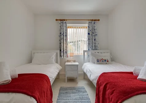 Bedroom #2 at Seahorse Apartment, Porthleven