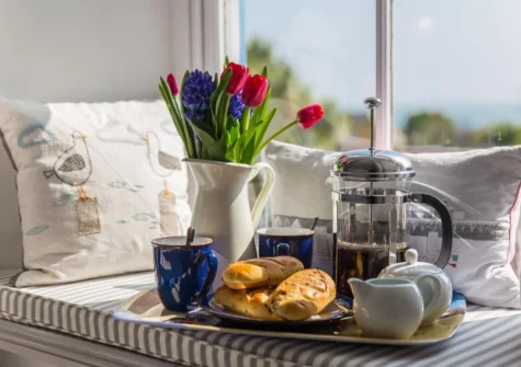 The living room at Seahorse Cottage, Mousehole