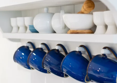 The kitchen at Seahorse Cottage, Mousehole