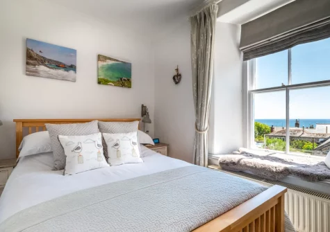 Bedroom #1 at Seahorse Cottage, Mousehole