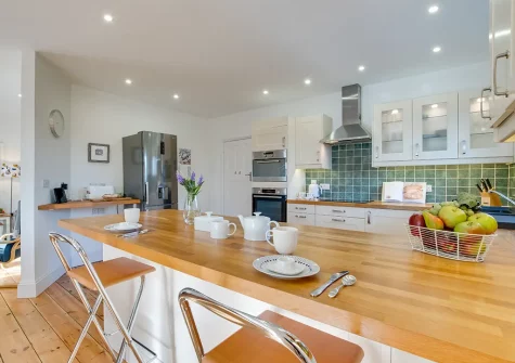 The kitchen at Seahorses, Fowey