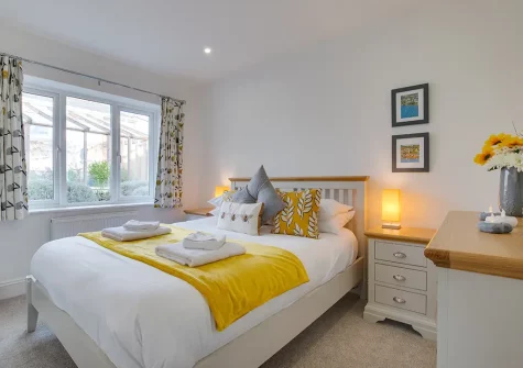 Bedroom #2 at Seahorses, Fowey