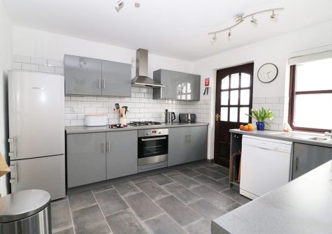 The kitchen at Seal Cottage, Mortehoe