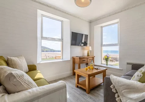 The living area at Sealawn, Croyde