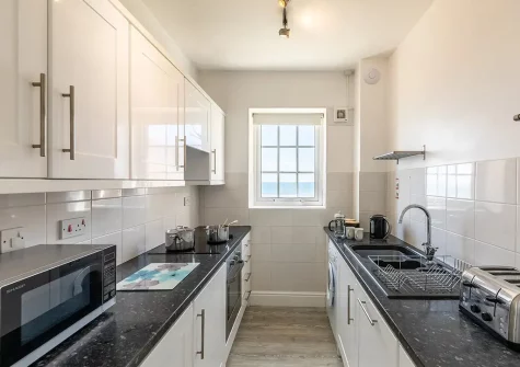 The kitchen at Sealawn, Croyde