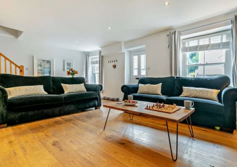 The living room at Seapink Cottage, Padstow