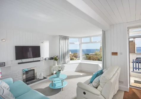 The living room at Seapinks, Port Isaac