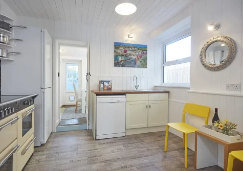 The kitchen at Seapinks, Port Isaac