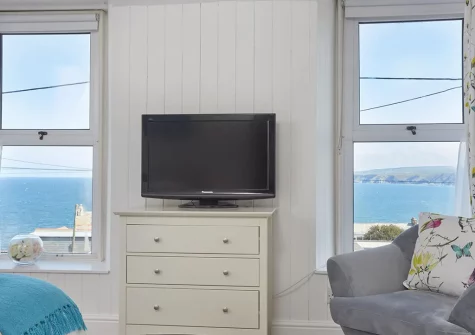 Bedroom #1 at Seapinks, Port Isaac