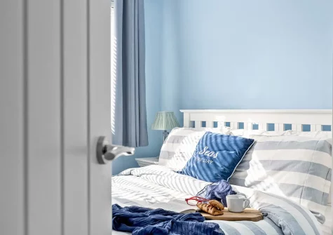 Bedroom #1 at Seas The Day, Brixham