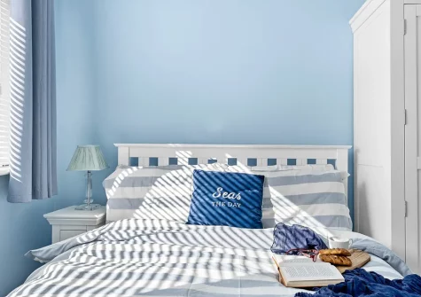 Bedroom #1 at Seas The Day, Brixham