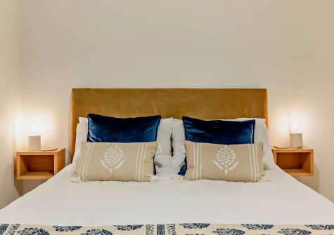 Bedroom #1 at Seascape, Looe