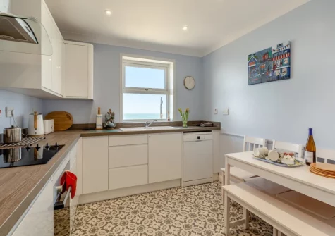 The kitchen at Seascape, Porthleven