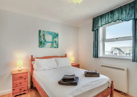 Bedroom #2 at Seascape, Porthleven