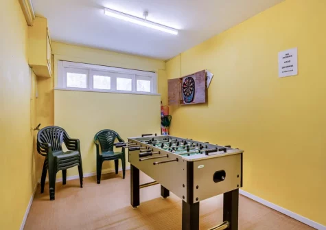 The games room at Seascape, Porthleven