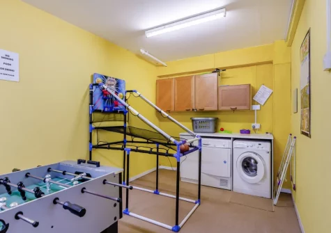 The games & utility room at Seascape, Porthleven