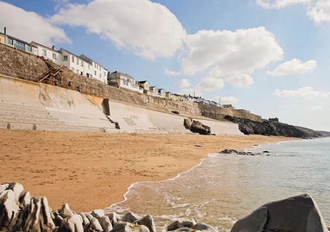 Porthleven Beach is a family friendly beach which stretches all the way to Loe Bar at low tide
