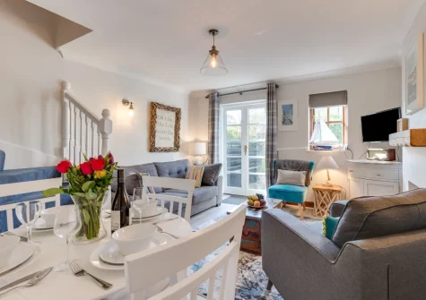 The dining area at Seashells, Padstow