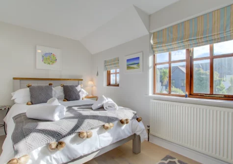 Bedroom #1 at Seashells, Padstow