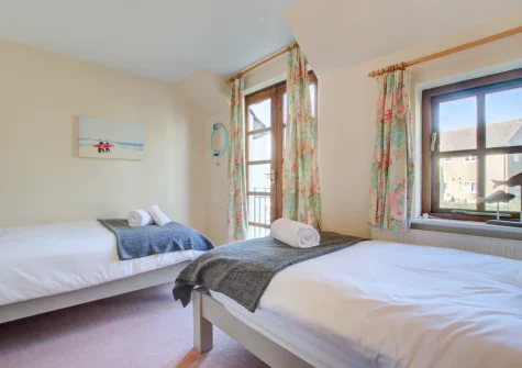 Bedroom #2 at Seashells, Padstow