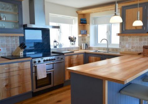 The kitchen at Seaside House, Portreath