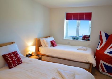 Bedroom #4 at Seaside House, Portreath