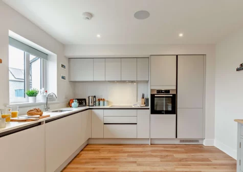 The kitchen at Seaside Retreat, Crantock