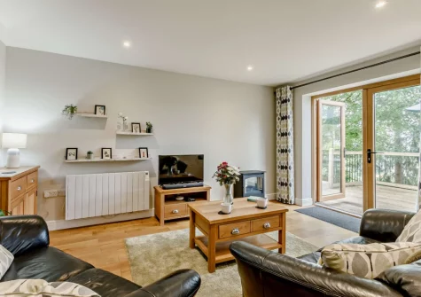 The living area at Seaview, Beer