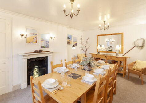 The dining area at Seaview, Lynmouth