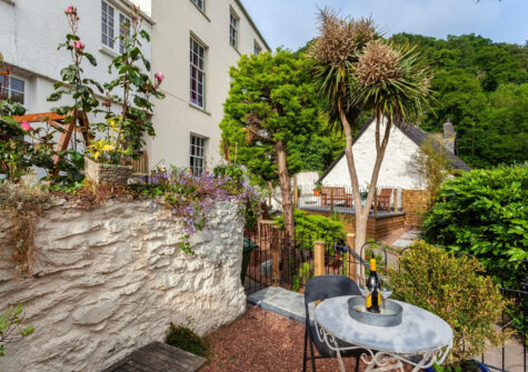 The garden at Seaview, Lynmouth