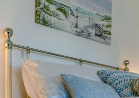 Bedroom #1 at Seaview Moorings, Porthleven