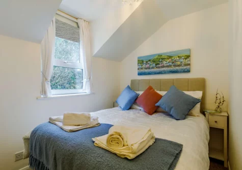 Bedroom #2 at Seaview Moorings, Porthleven