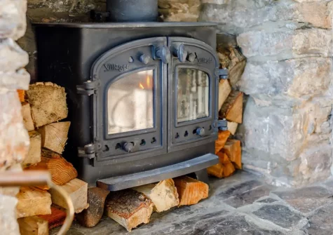 The living area at September Cottage, Brixham