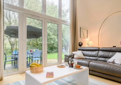 The living area at Serendipity of Woolacombe, Woolacombe