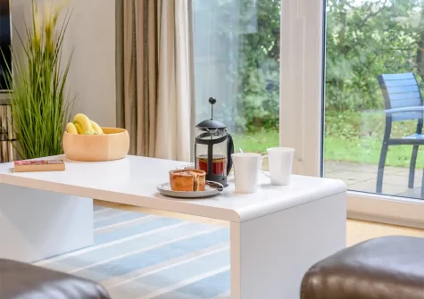 The living area at Serendipity of Woolacombe, Woolacombe