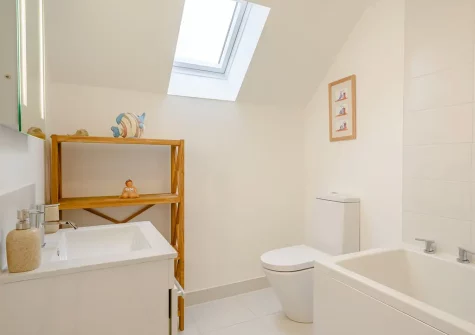 The bathroom at Serendipity of Woolacombe, Woolacombe