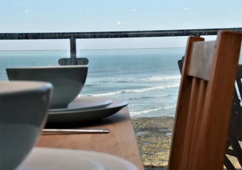 Enjoy fabulous sea view while dining at Serendipity, Westward Ho!