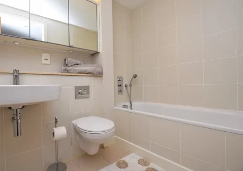 The bathroom at Serendipity, Westward Ho!