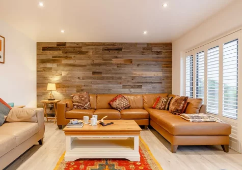 The living area at Seven Gates, Upton