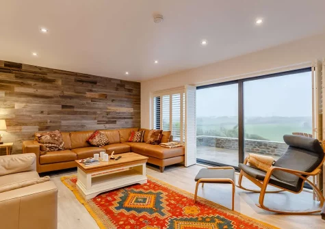 The living area at Seven Gates, Upton