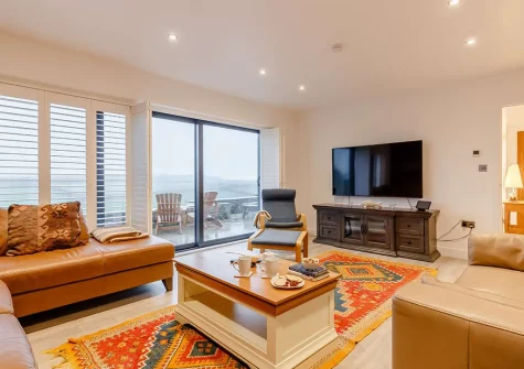 The living area at Seven Gates, Upton