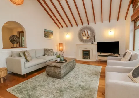 The living room at Shangri-La, Bideford