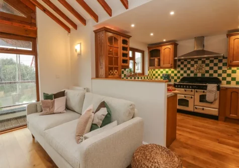 The living room at Shangri-La, Bideford
