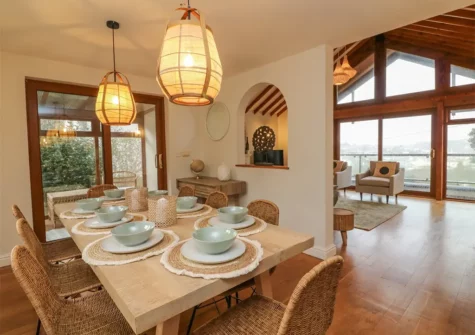 The dining room at Shangri-La, Bideford