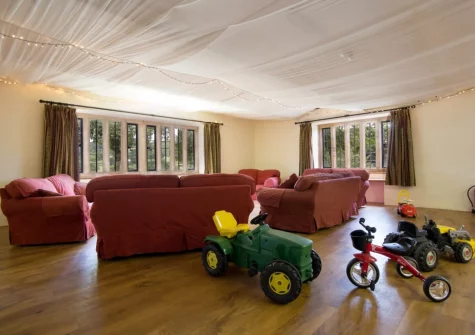 The children's lounge at Sheafhayne Manor, Yarcombe