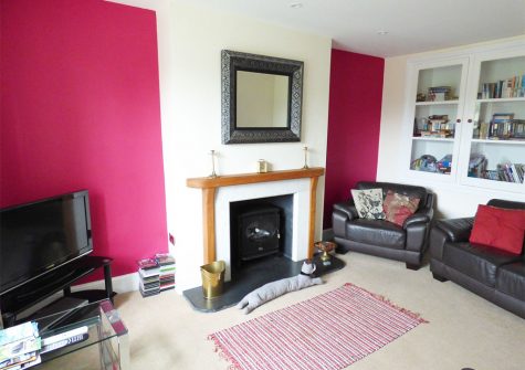 The living area at Shears, Woodford