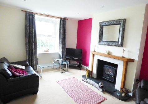 The living area at Shears, Woodford