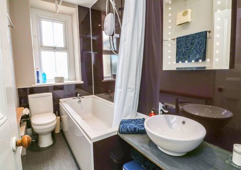 The bathroom at Shears, Woodford