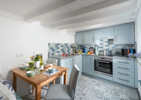 The dining area at Shell Cottage, St Ives